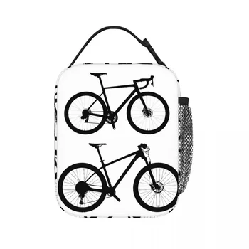 Сумки для ланча на два велосипеда, Изолированная сумка для ланча, водонепроницаемая коробка для Бенто, Сменные сумки для пикника для женщин, работы, детей, школы