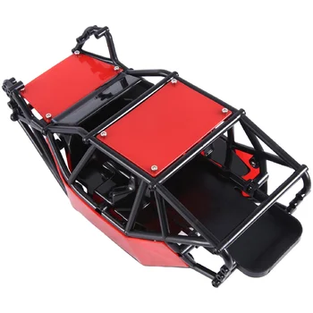 Комплект шасси Rock Buggy Body Shell для 1/10 гусеничного радиоуправляемого автомобиля Axial SCX10 II 90046 UTB10 Capra, красный