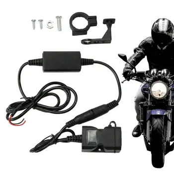 USB-зарядное устройство для мотобайка, зарядное устройство для мобильного телефона, USB-порт для зарядки мотоцикла, Защитное зарядное устройство для мотоцикла с двумя USB-портами, многоцелевое
