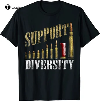 Поддержка разнообразия оружейных пуль, Винтажная футболка солдата-ветерана, размер от S до 5Xl, футболка на заказ для подростков aldult, унисекс, унисекс