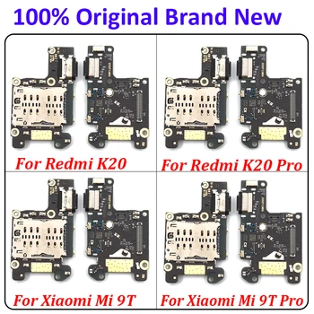 100% Оригинальное USB Зарядное Устройство Разъем Для Зарядки Порт Гибкий Кабель Док-Станция Разъем Micro Board Для Xiaomi Mi 9T/Mi 9T Pro Redmi K20 Pro