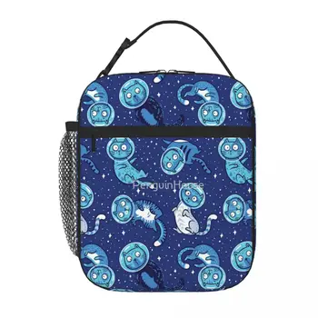 Сумка для ланча Galaxy Cats Kawaii Bag, детская сумка для ланча, термосумка-холодильник