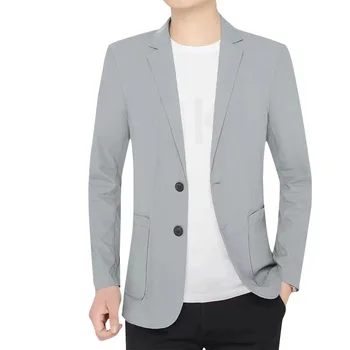 6094-RD-2023 Новое весенне-осеннее мужское тонкое пальто среднего и пожилого возраста, деловой повседневный костюм на заказ