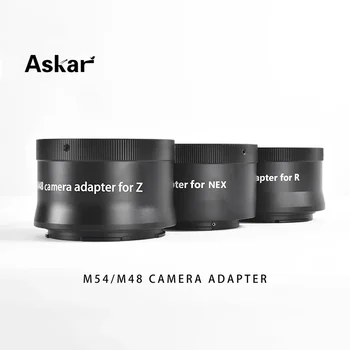 Адаптеры Akar M54 /M48 для беззеркальных камер с внутренней резьбой для Nikon, Canon, Sony