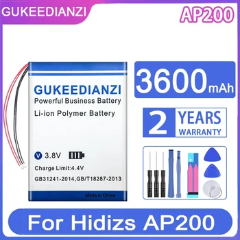 GUKEEDIANZI, сменный аккумулятор 3600 мАч для Hidizs AP200 Bateria