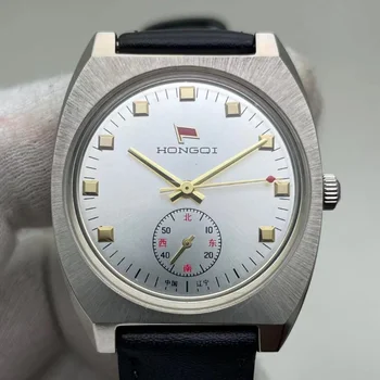 Shanghai Watch Ретро-часы с микроротором, деловые Механические часы с ручным управлением для мужчин