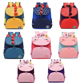 Детские рюкзаки с мультяшным 3D динозавром, сумки для дошкольного учреждения Для маленьких мальчиков, Сумки для девочек, Милый Детский школьный рюкзак для малышей, Сумка для детского сада, Бренд