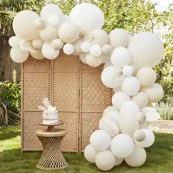 Набор для украшения арки из песочно-белого воздушного шара, декор для вечеринки по случаю дня рождения, детский баллон на день рождения, принадлежности для свадебной вечеринки, Латексный баллон, детский душ