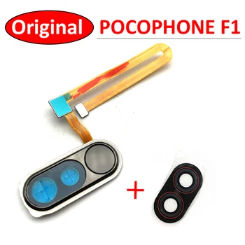Оригинал для Xiaomi Pocophone Poco F1 Кнопка Home Датчик отпечатков пальцев Touch ID Гибкий кабель Лента Запасные части