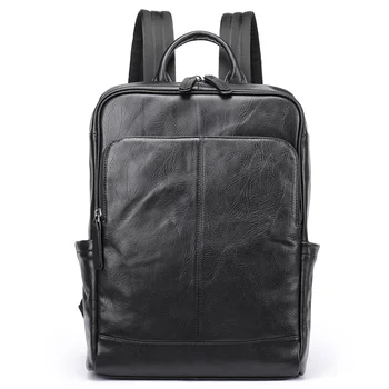 Рюкзак для ноутбука 14-дюймовый рюкзак для ноутбука, мужская кожаная сумка для компьютера, противоугонный рюкзак для руководителей, школьный рюкзак для деловых поездок