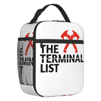 Изготовленный На заказ Логотип The Terminal List TV Show Lunch Bag Женский термоохладитель Изолированный ланч-бокс для детской школы