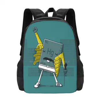 Школьная сумка Фредди, рюкзак большой емкости, ноутбук, Королева Музыки, науки, Химии, Элементы Периодической таблицы, Забавные