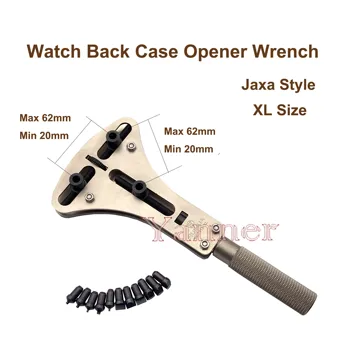 Гаечный ключ для открывания задней крышки часов в стиле Jaxa, большой размер XL, водонепроницаемый винтовой футляр, инструмент для широкого диапазона размеров корпуса, профессиональный