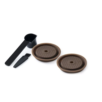 2ШТ Многоразовых колпачков для капсул Nespresso Vertuo и VertuoLine, многоразовый и совместимый силикон