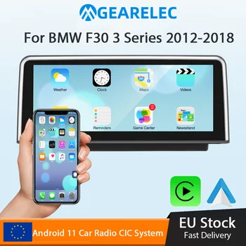 2din 128 ГБ Android Автомагнитола для BMW F30 3 Серии 2012-2018 CIC CarPlay 4G Bluetooth WiFi GPS Google Навигация Мультимедийный Плеер