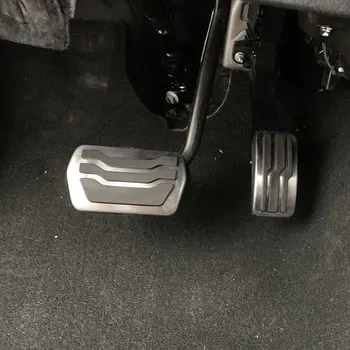Крышка педали автомобиля Подходит для Ford Bronco Sport CX430 2021 2022 2023 AT MT Аксессуары для крышки педали газа и тормоза из нержавеющей стали