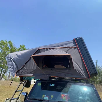 Новая аэродинамическая алюминиевая жесткая оболочка, автомобильная палатка для кемпинга на 3-4 человека, крыша кемпера для путешествий на открытом воздухе, крыша кемпера 
