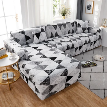Геометрический эластичный чехол для дивана, чехол для дивана 