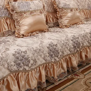 Коврик для дивана в европейском стиле, современный нескользящий four seasons, современная гостиная, простой комбинированный диван, наборы полотенец для рук, чехол на заказ