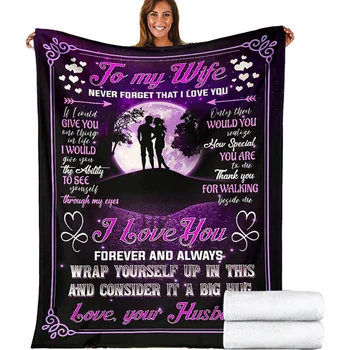 Подарок для жены моей жене, одеяло от мужа, романтические идеи для Валентинок, подарки на годовщину рождения для жены