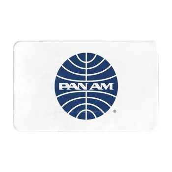 Pan Am Середины 1950-Х годов Глобус Перевернутый Дверной Коврик Коврик Для Ног Домашний Коврик Panam Paa Pawamerch Pan American World Airways Pan American Airways
