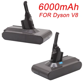 21,6 В 6000 мАч для Dyson V8 Литий-ионный аккумулятор Для Dyson V8 Аккумулятор серии V8, Пылесос V8 Fluffy SV10 Аккумуляторная БАТАРЕЯ L70