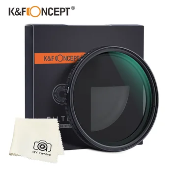 K & F K f Concept ND2-32 ND Фильтр NANO X PRO ND2 ND32 Blenda Фильтр ND2-32 52 мм 58 мм 62 мм 67 мм 72 мм 77 мм 82 мм БЕЗ ПЯТНА X