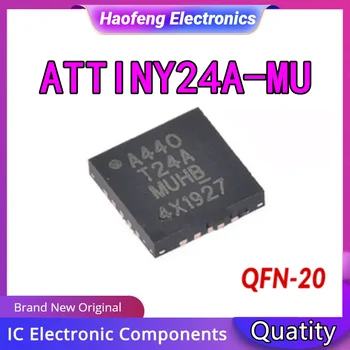 ATTINY24A-MU ATTINY ATTINY24 ATTINY24A микросхема MCU IC 8BIT 2KB FLASH микросхема QFN20 IC 100% Новый Оригинал в наличии
