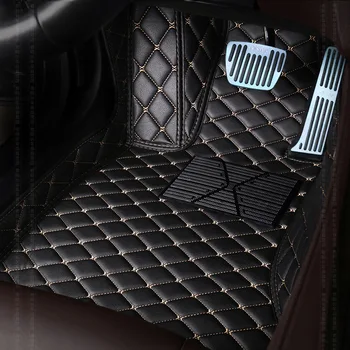Изготовленный на заказ кожаный автомобильный коврик для ног переднего ряда BHUAN для Luxgen Всех моделей Luxgen 7 5 U5 SUV, Автоаксессуары для стайлинга автомобилей