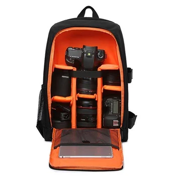 Водонепроницаемый Рюкзак для Цифровой Зеркальной Фотокамеры DSLR, Многофункциональная Сумка для Фотокамеры на Открытом Воздухе, Чехол для объектива Nikon Canon DSLR