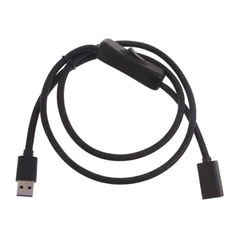 573A USB-кабель с Переключателями Включения-выключения Питания, Удлинительный Шнур Питания с прямой головкой USB3.0 от Мужчины к женщине