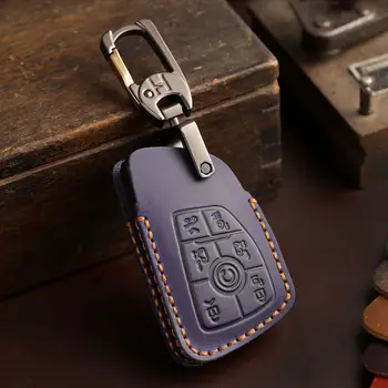 Кожаный чехол для ключей от автомобиля Crazy Horse для buick GL8 century