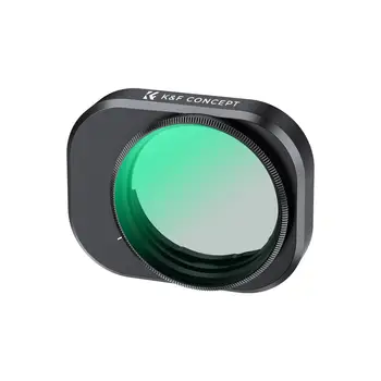 Фильтр объектива K & F Concept CPL для DJI Mini 4 Pro с односторонней водонепроницаемой антибликовой зеленой пленкой