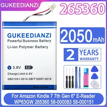 Аккумулятор GUKEEDIANZI 265360 2050 мАч для Amazon Kindle 7 Kindle7 7th Gen 6