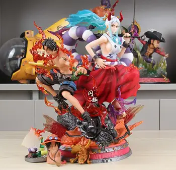 30 см Аниме One Piece Dahe Ace Union Kido Son Portgas · D · Ace Ручная модель Украшения Детские Игрушки-сюрпризы Подарки