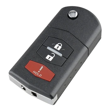 3 Кнопки Дистанционного Ключа Автомобиля Для Mazda 3 5 6 CX-7 CX-9 MX-5 CX7 2009-2012 Miata BGBX1T478SKE125-01 4D63 Чип 315 МГц