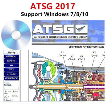 2023 hot ATSG 2017 Сервисная группа Автоматических коробок передач Руководство по ремонту автомобилей Инженер по диагностике руководства по ремонту информация ATSG