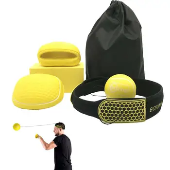 Боксерское снаряжение, ударный мяч, Носимое боксерское оборудование для тренировок в домашних условиях, идеально подходящее для развития реакции, ловкости, скорости нанесения ударов
