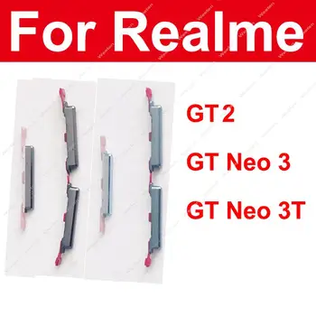 Кнопка регулировки громкости для Realme GT NEO 3 Neo 3T GT 2 GT2 Клавиши регулировки громкости Маленькие кнопки Детали гибкого кабеля