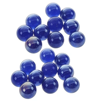 20 Шт стеклянных шариков 16 мм, стеклянные шарики, игрушка для украшения, темно-синий