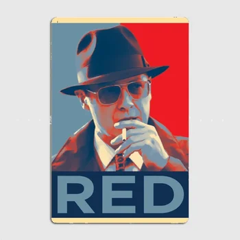 Raymond Red Reddington Металлическая жестяная вывеска для грузовиков, украшение стен домашнего бара, кафе, кухни