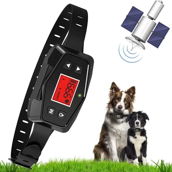 Ошейник для дрессировки собак с электрическим забором, беспроводной Ошейник для отслеживания собак с GPS, система удержания домашних животных, Водонепроницаемая безопасность