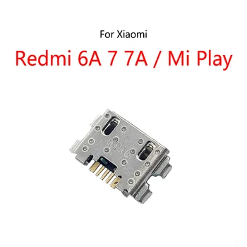 500 шт./лот Для Xiaomi Mi Play/Redmi 6A 7 7A Micro USB Зарядная Док-станция Разъем для зарядки Порта Jack Plug Connector