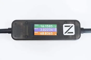 POWER-Z AK001/Адаптер мобильного обнаружения/ ChargerLAB/Устройство считывания данных с кабеля Dash/запись данных
