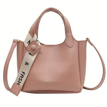 Женская кожаная сумка премиум-класса с текстурой, модная сумка через плечо