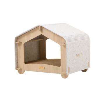 Кошачье Гнездо Доска для царапин для кошек встроенное гнездо для щенков Four Seasons Universal House Домик для собак Вилла для домашних животных