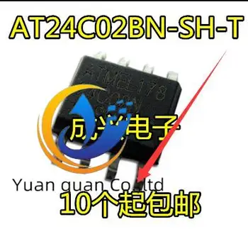 20шт оригинальный новый AT24C02 AT24C02BN-SH-T AT24C02N AT24C02 SOP8 1K = 68 юаней