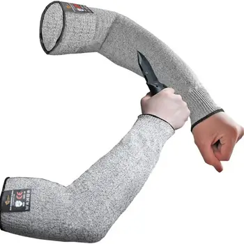 Защита 1Шт, устойчивый к порезам и проколам рукав для рабочей руки 5-го уровня HPPE