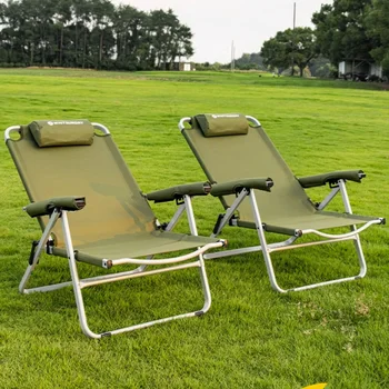 Пляжный стул для морской рыбалки в парке, Металлическое Портативное кресло для пикника, Маленький Пляжный стул, Мебель для патио на одной террасе Sillas De Playa