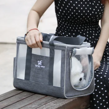 Дышащая сумка-переноска для кошек, Переносная сумка, рюкзак, домашнее животное для собаки, щенка, на одно плечо, s